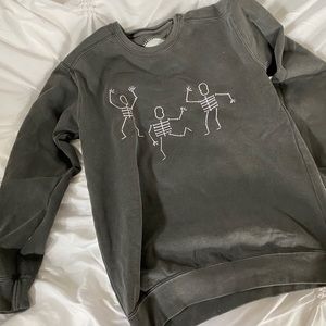 Olivelynn brand new skeleton sweatshirt